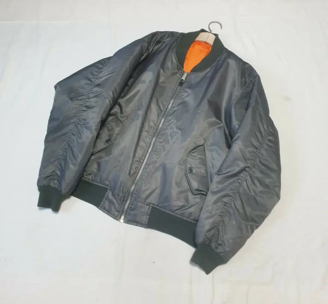 로스코 ma-1 건메탈 항공점퍼 2XL 상품이미지1