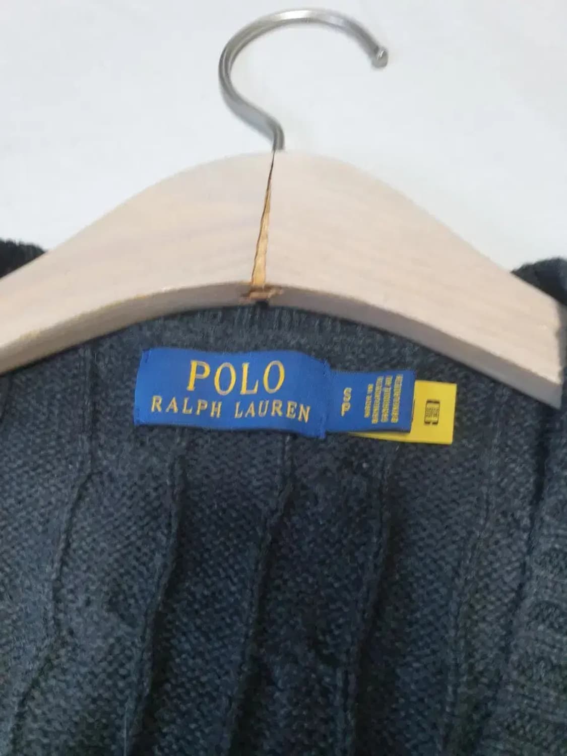 폴로 챠콜 니트 베스트 상품이미지3