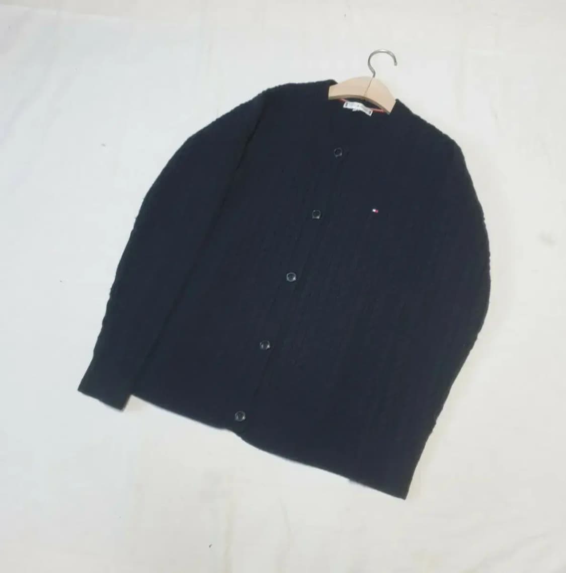 타미힐피거 네이비 케이블 가디건 상품이미지1