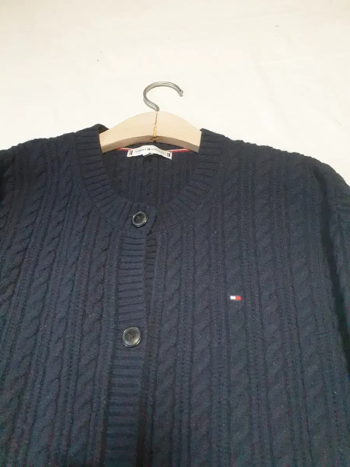 타미힐피거 네이비 케이블 가디건 상품이미지2