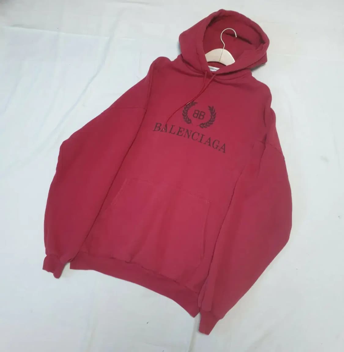 발렌시아가 버건디 월계수 후드 상품이미지1