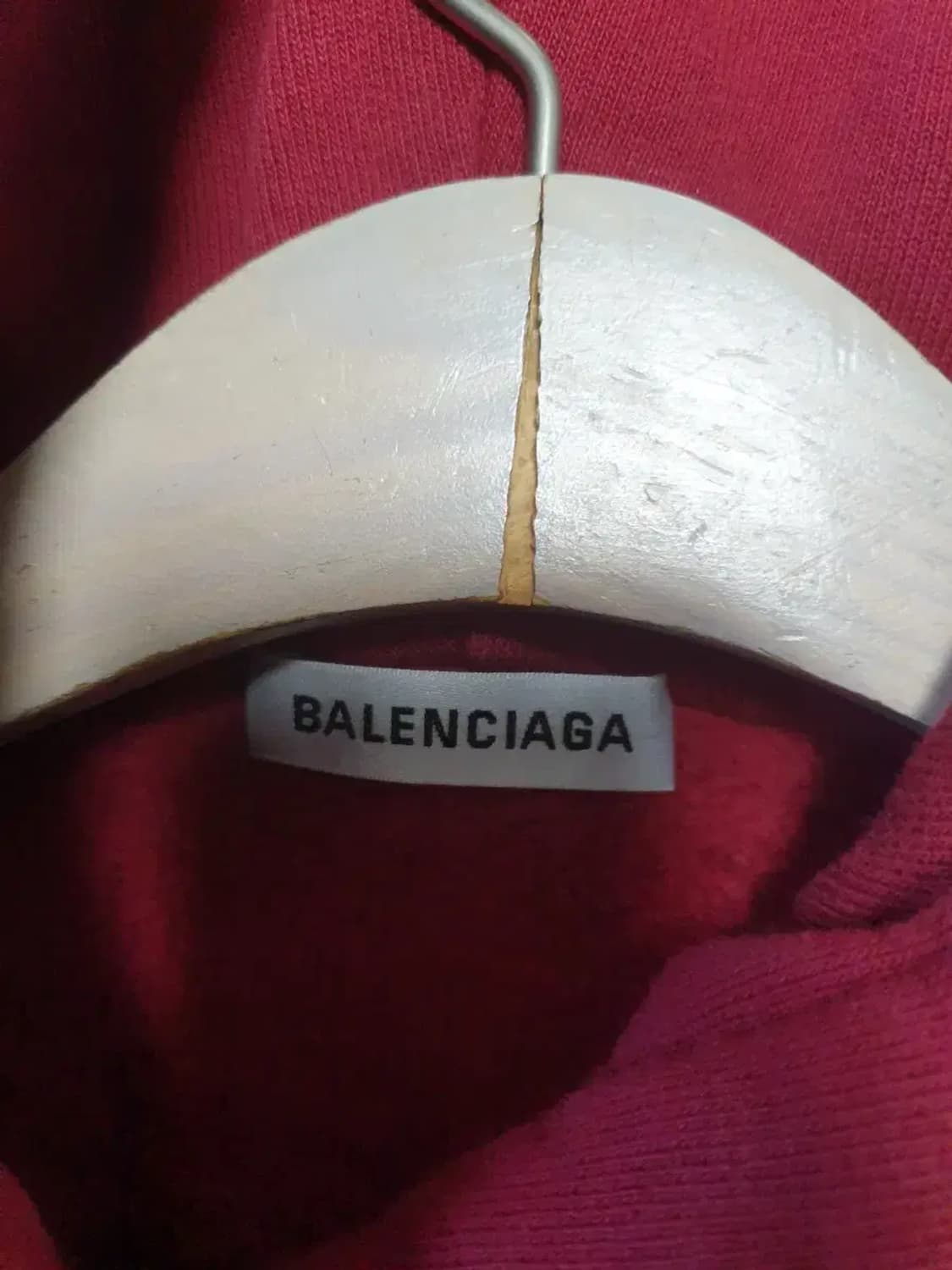 발렌시아가 버건디 월계수 후드 상품이미지6