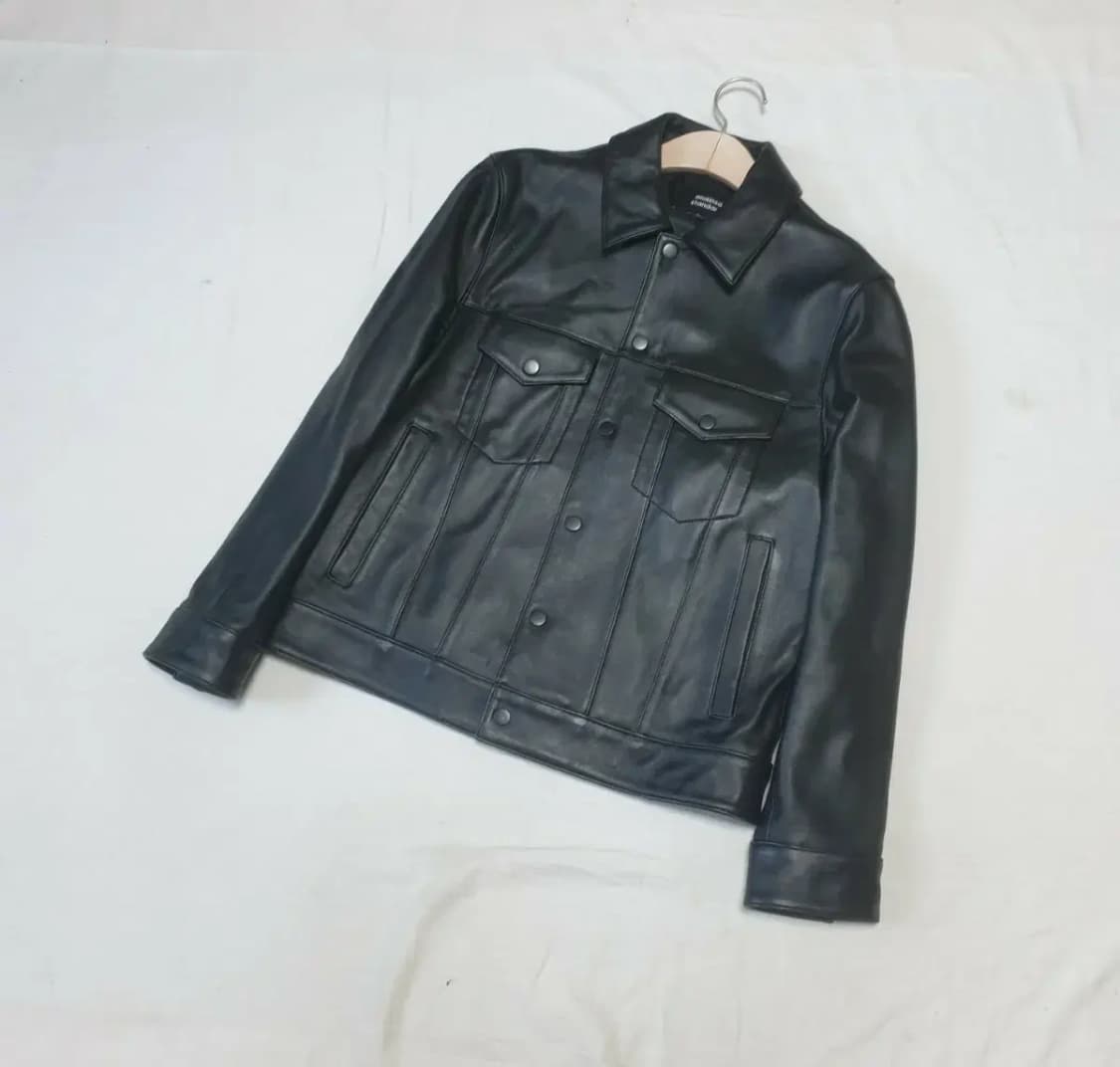 무신사스탠다드 양가죽 트러커 자켓 상품이미지1