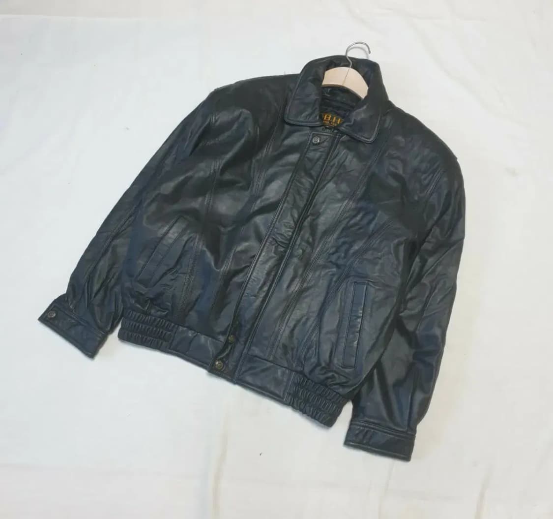 빈티지 봄버 소가죽 자켓 상품이미지1