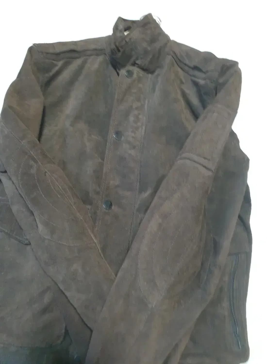 망고 피그레더 가죽 자켓 남성 상품이미지3