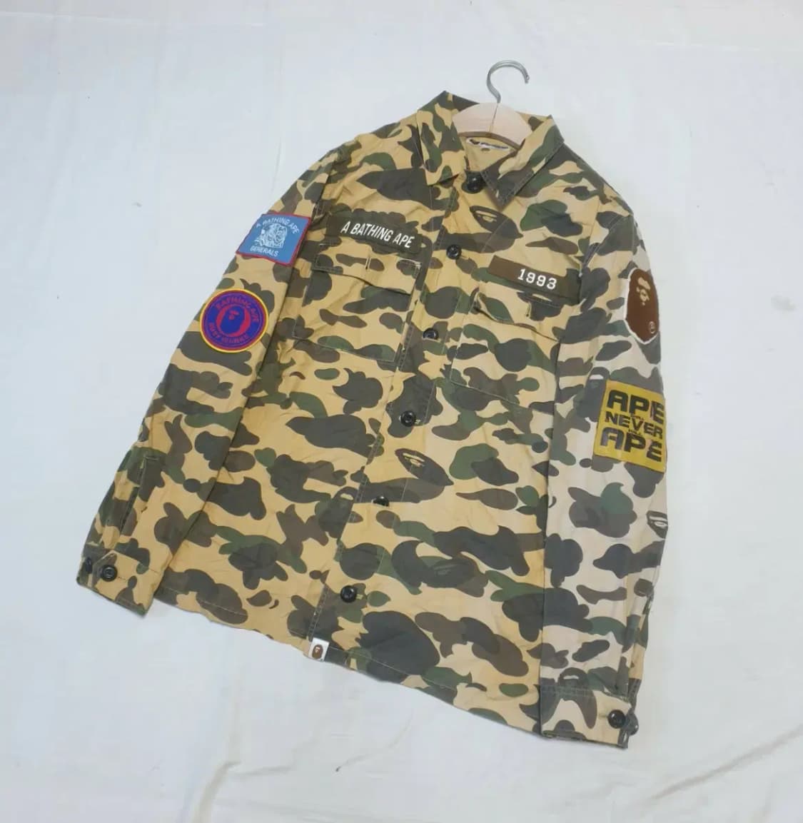 베이프 1st 카모 셔츠 자켓 상품이미지1