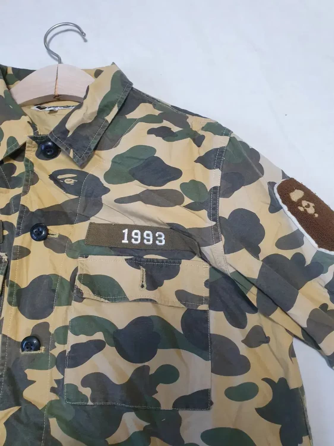 베이프 1st 카모 셔츠 자켓 상품이미지3