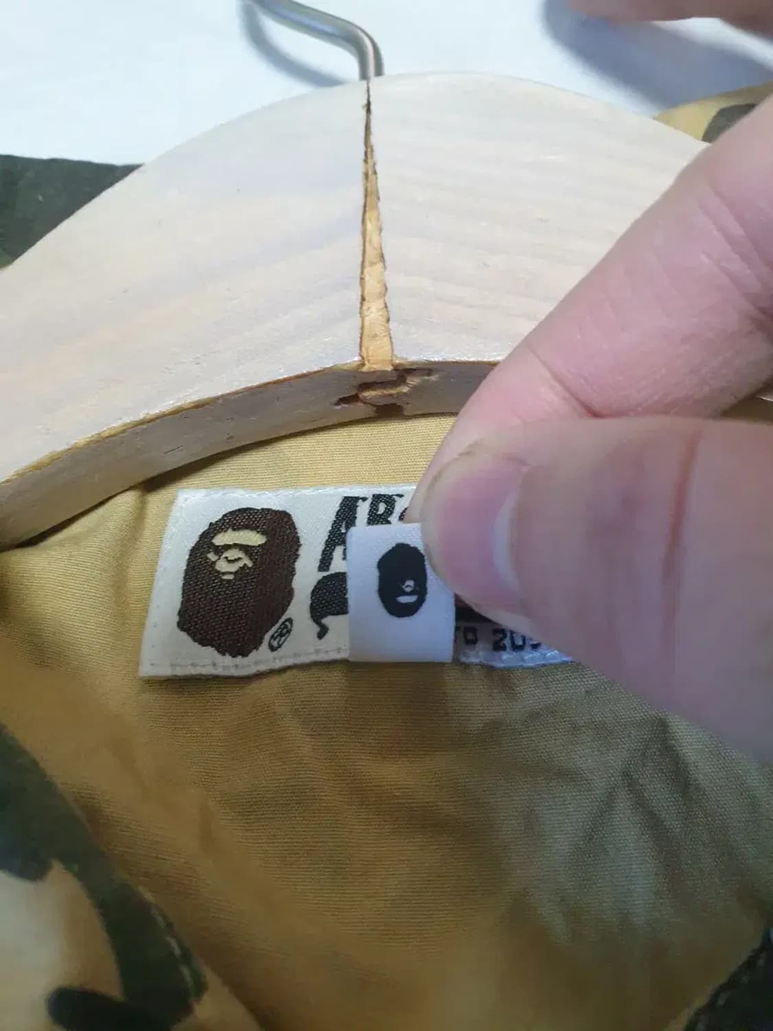 베이프 1st 카모 셔츠 자켓 상품이미지5