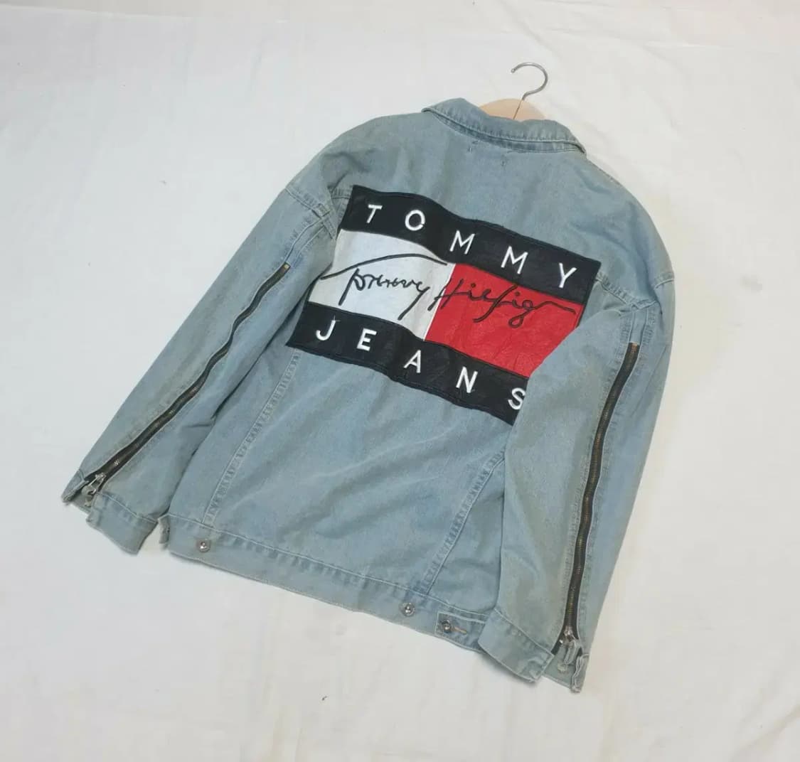 빈티지 커스텀 데님 자켓 상품이미지1