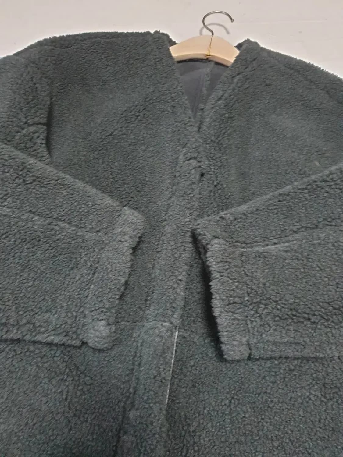 스튜디오톰보이 블랙 롱 부클레 플리스 상품이미지3