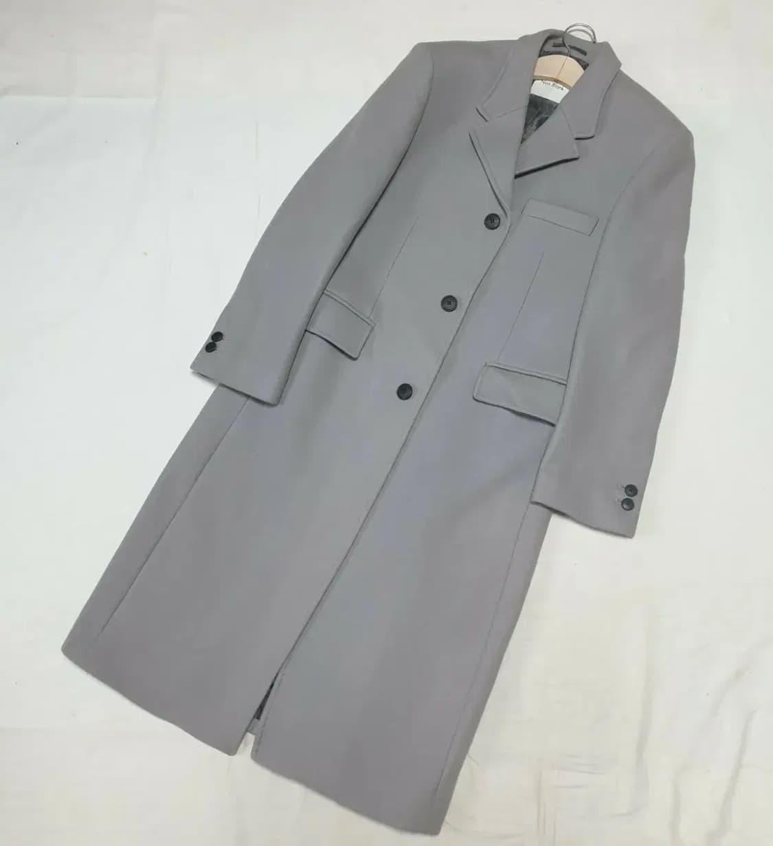 넌블랭크 울캐시미어 체스터필드 코트 상품이미지1