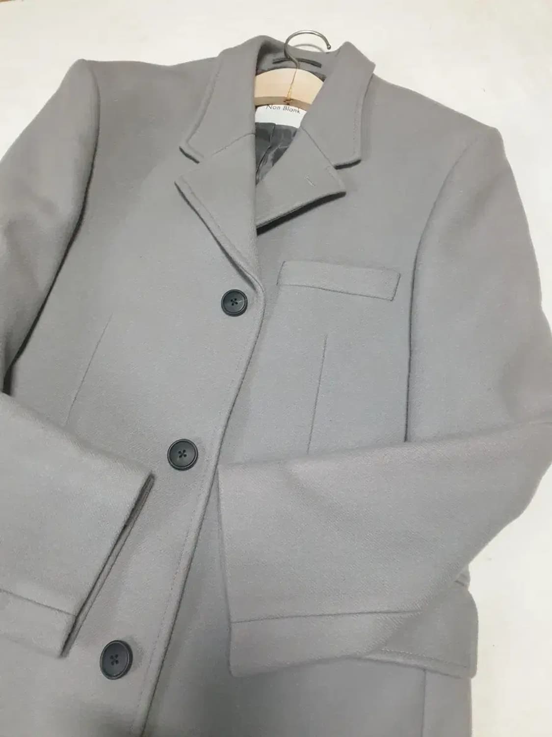 넌블랭크 울캐시미어 체스터필드 코트 상품이미지2