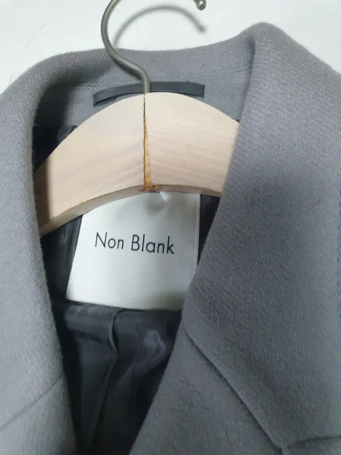 넌블랭크 울캐시미어 체스터필드 코트 상품이미지3