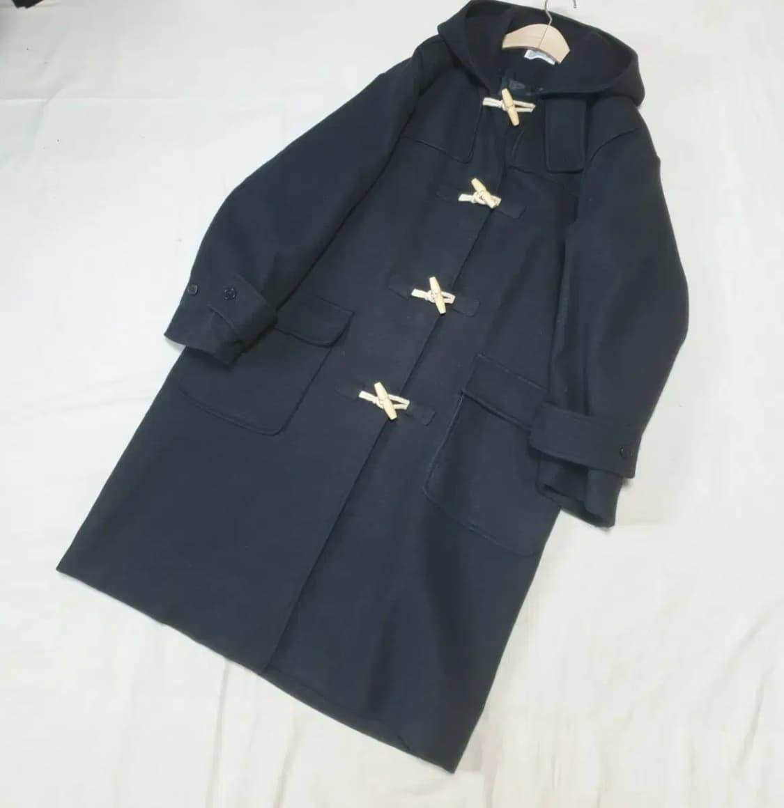 파르티멘토 네이비 멜톤 더플 코트 상품이미지1