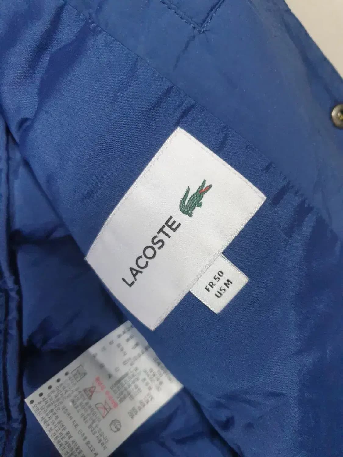 라코스테 블루 다운 조끼 상품이미지3