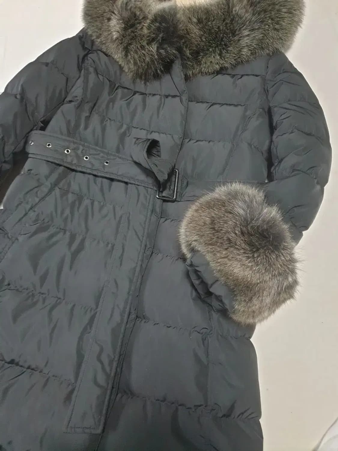 지컷 사가폭스 구스다운 벨티드 패딩 상품이미지2