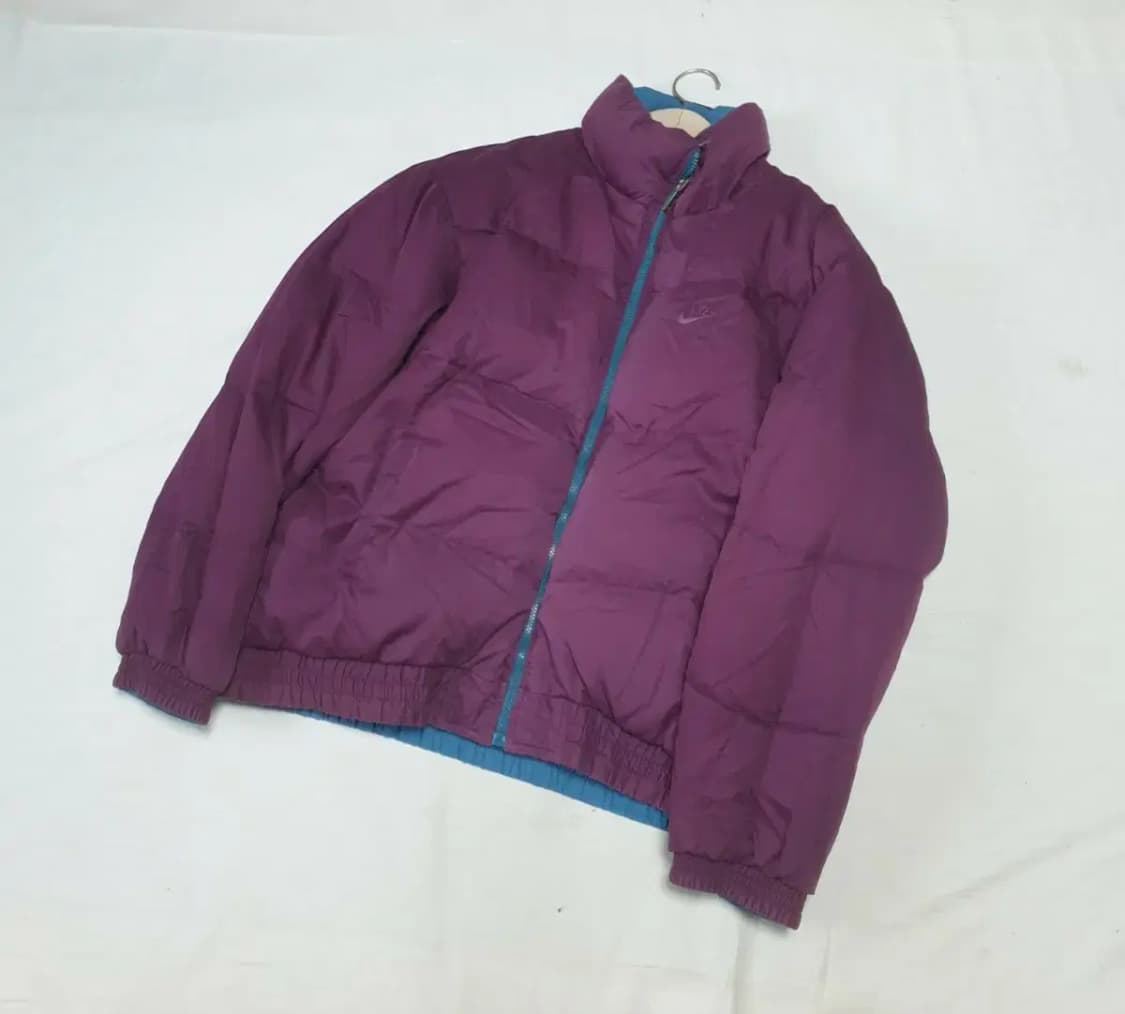 나이키 90s 삼나스포츠 리버시블 패딩 퍼플블루 상품이미지1