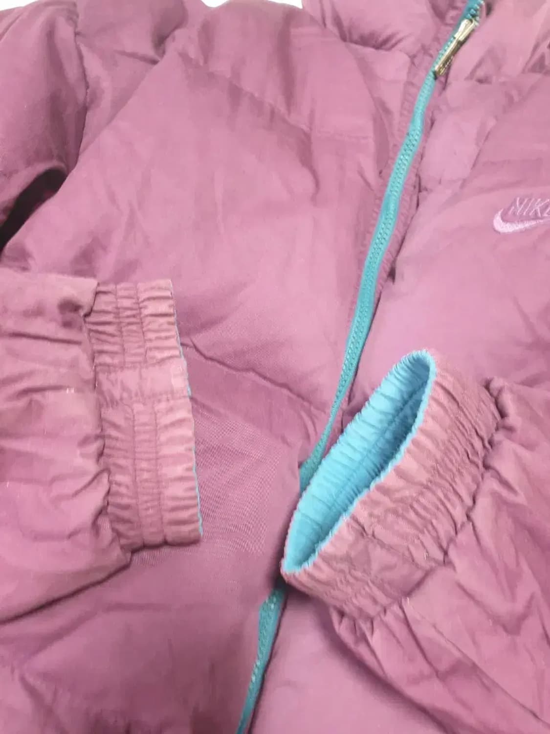 나이키 90s 삼나스포츠 리버시블 패딩 퍼플블루 상품이미지3