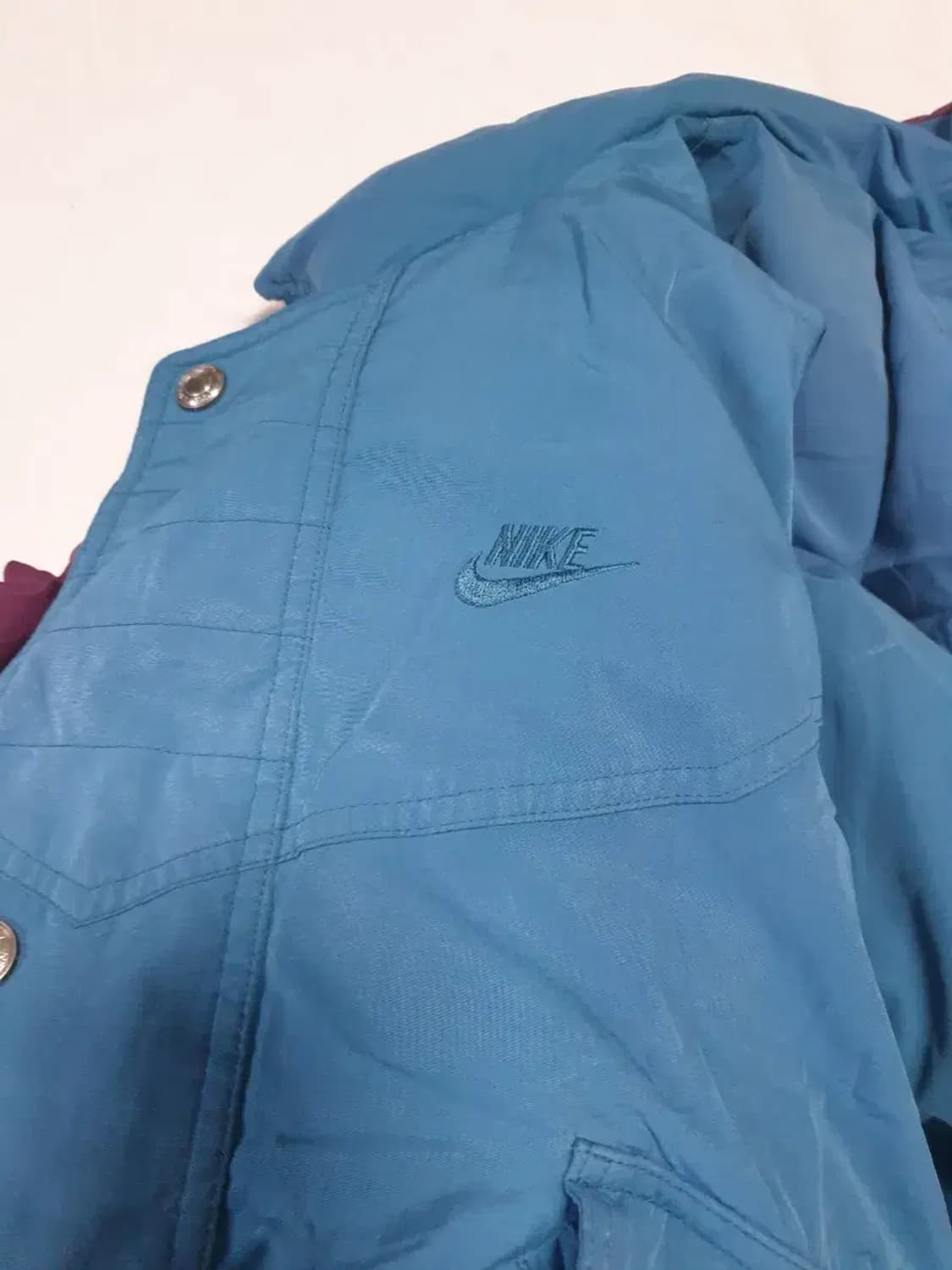 나이키 90s 삼나스포츠 리버시블 패딩 퍼플블루 상품이미지4