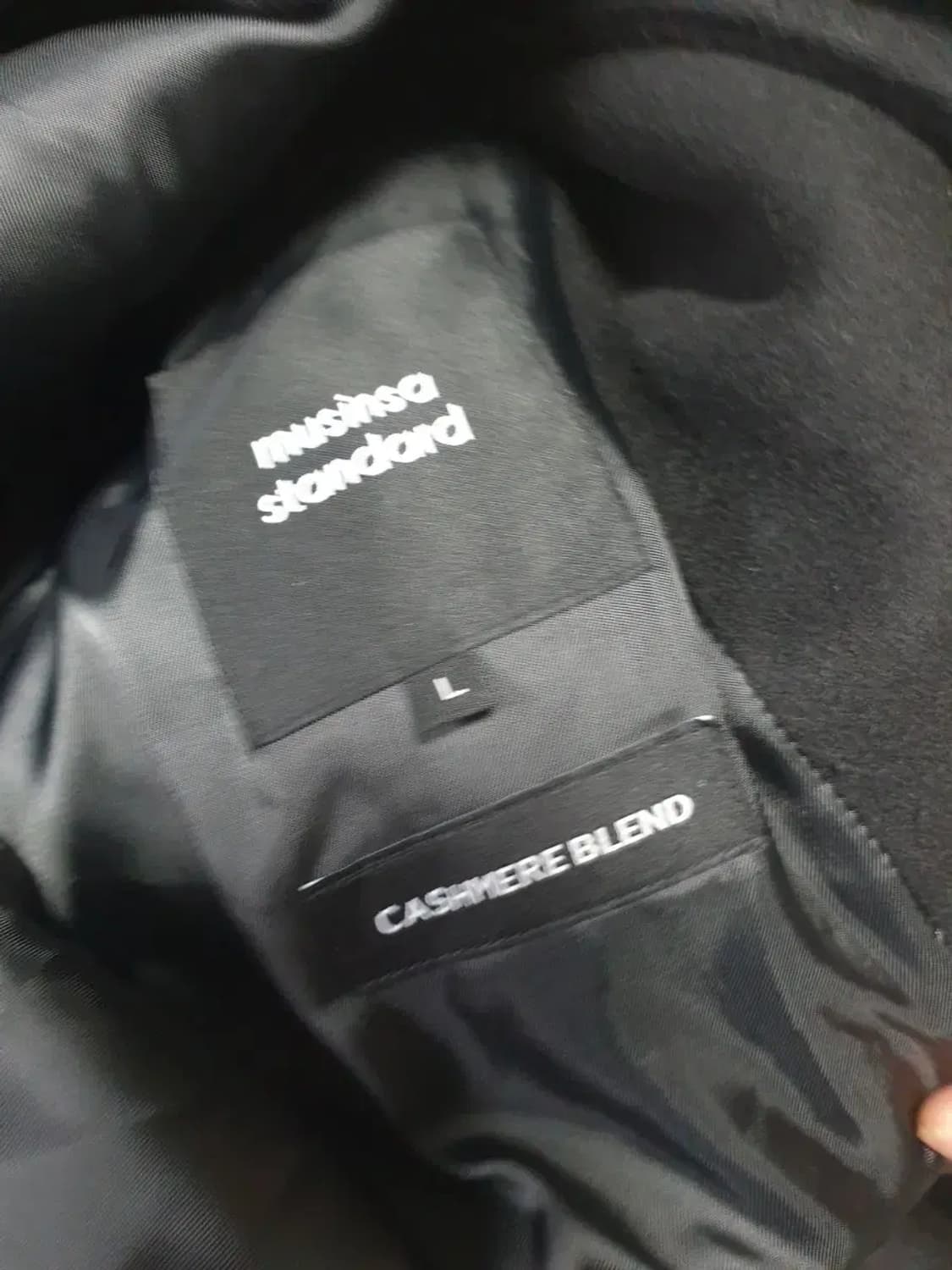 무신사스탠다드 캐시미어블랜드 발마칸 코트 상품이미지4