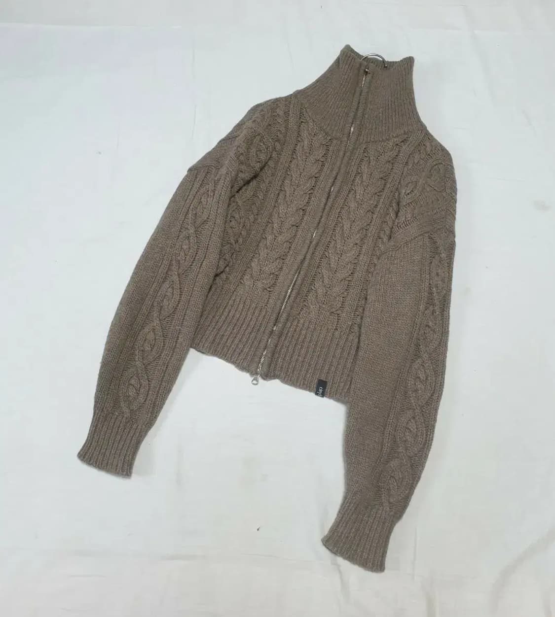 시티브리즈 케이블 투웨이 니트 집업 상품이미지1