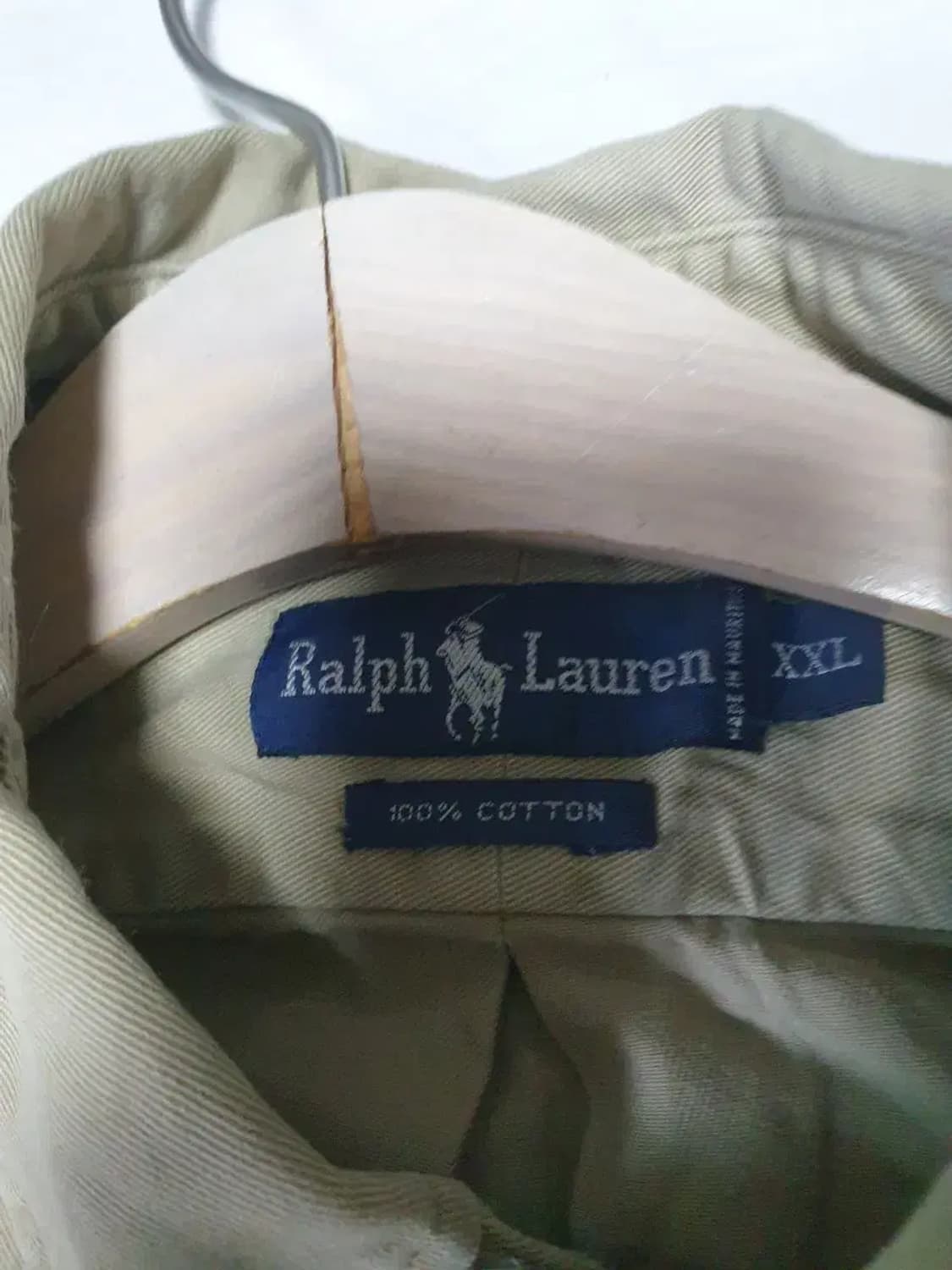 폴로 베이지 솔리드 셔츠 상품이미지3