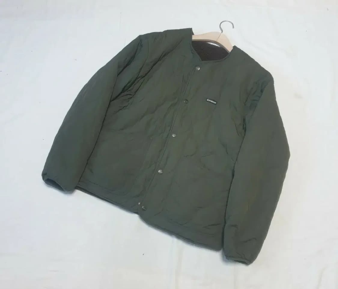 커버낫 카키 리버시블 플리스 자켓 상품이미지1