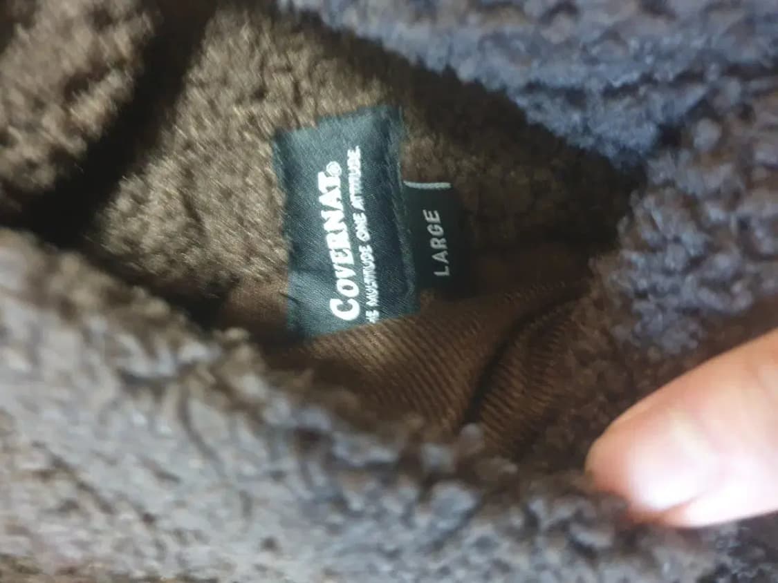 커버낫 카키 리버시블 플리스 자켓 상품이미지4