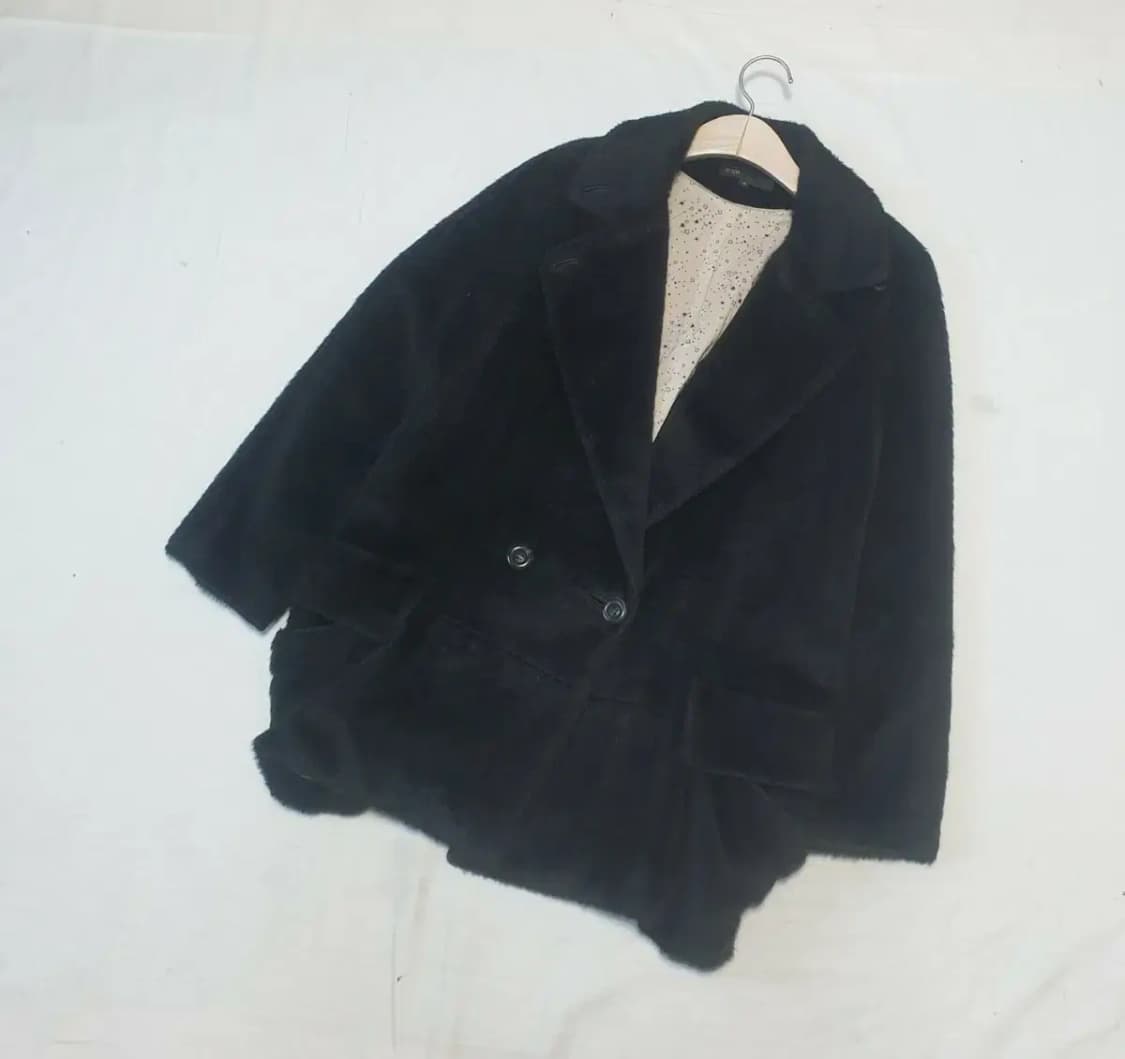 마쥬 블랙 알파카 자켓 상품이미지1