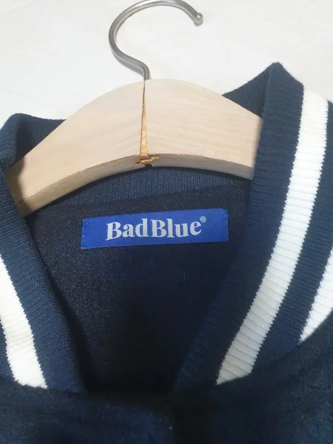 배드블루 네이비 바시티 자켓 상품이미지2