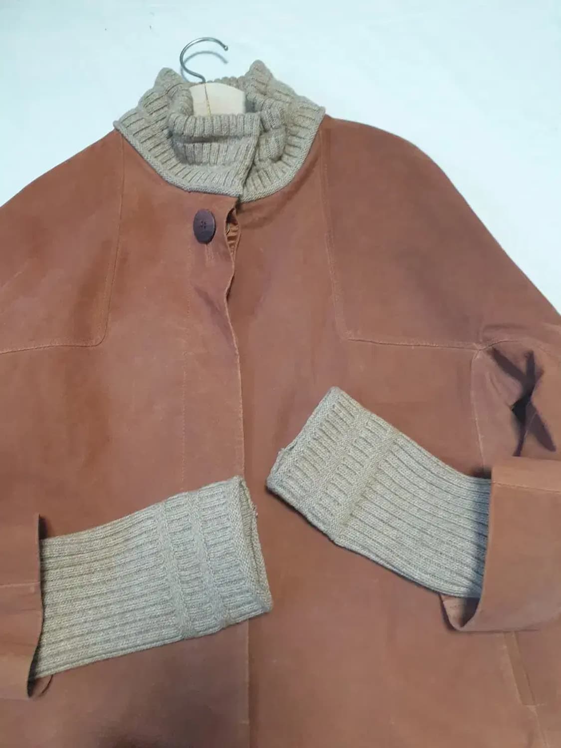 더캐시미어 양가죽 니트 자켓 상품이미지2