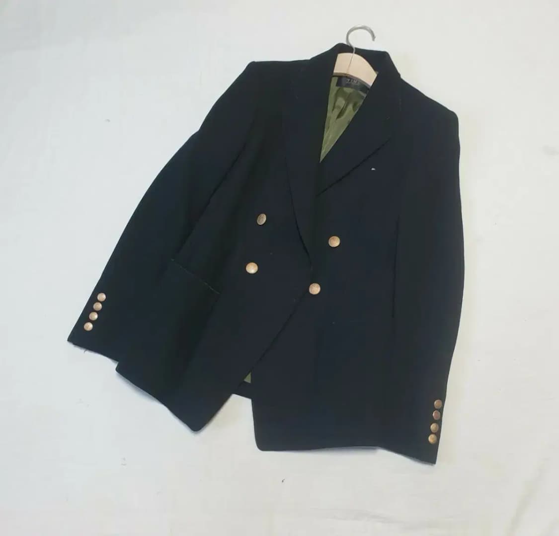 타임 블랙 더블 자켓 상품이미지1