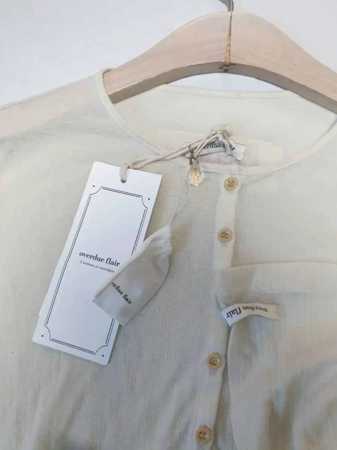 오버듀플레어 미니 가디건 새상품 상품이미지2