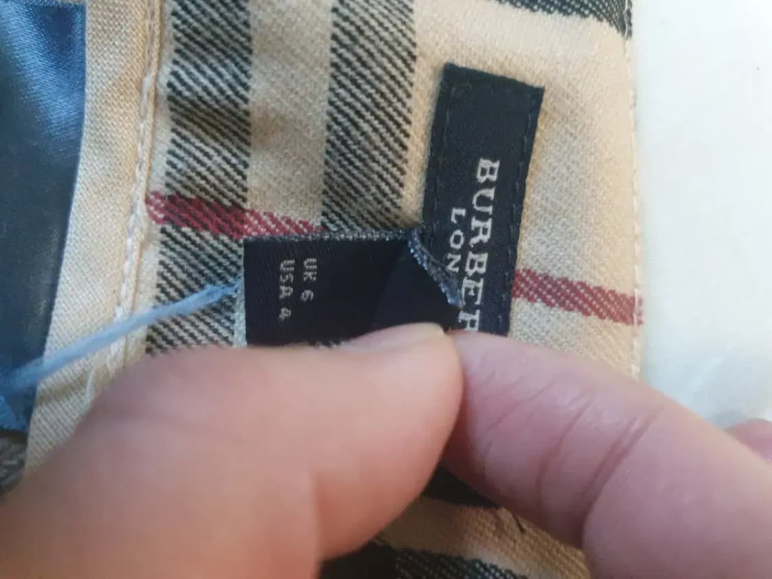 버버리 노바체크 랩 플리츠 스커트 상품이미지3