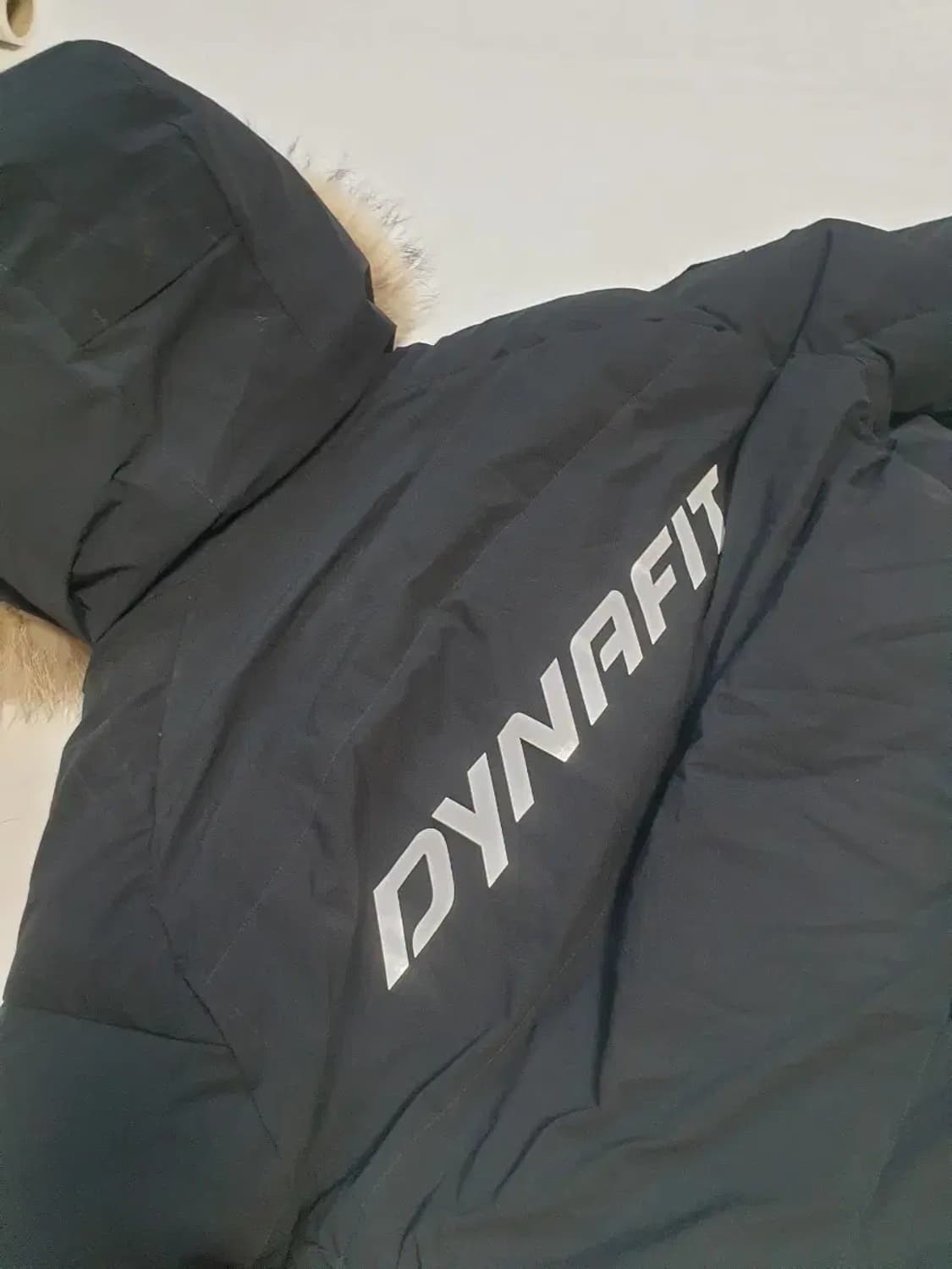 다이나핏 블랙 라쿤 구스다운 롱패딩 상품이미지5