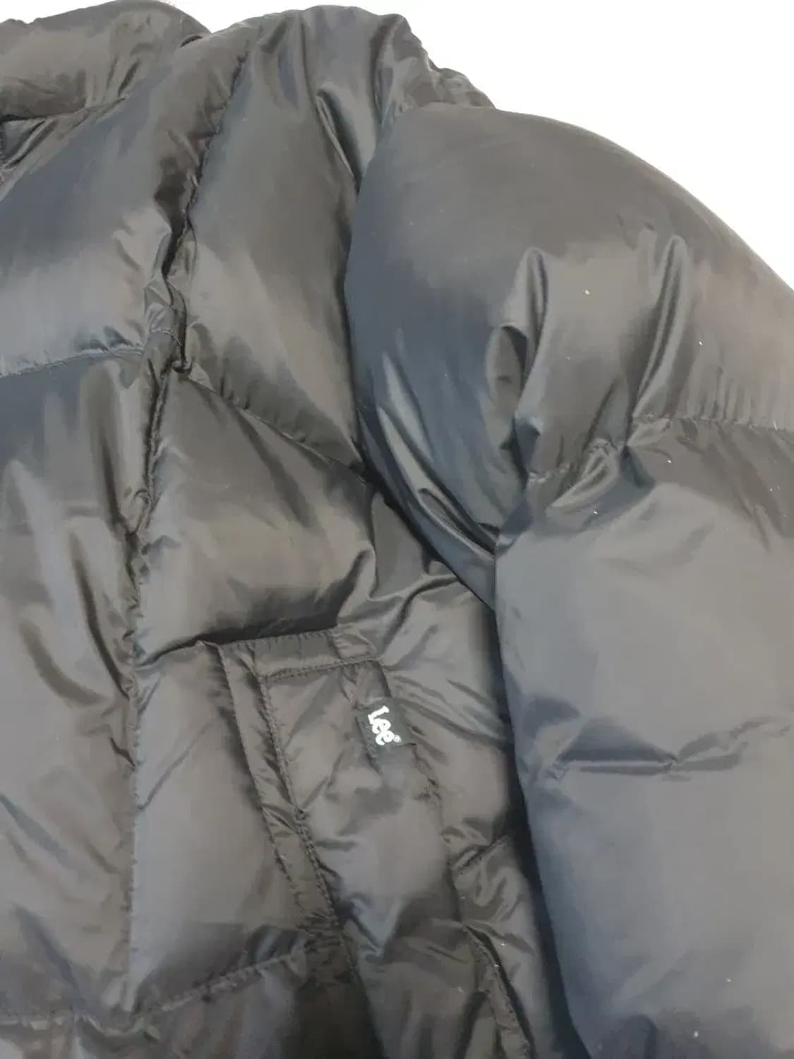 lee 리 블랙 해링턴 다운 숏패딩 상품이미지2