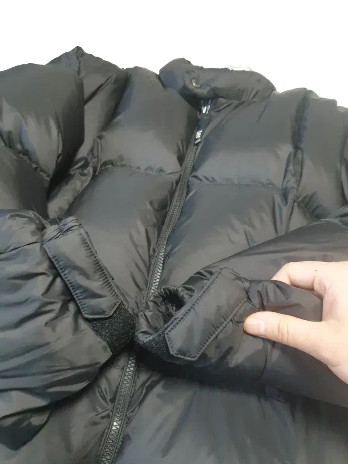 lee 리 블랙 해링턴 다운 숏패딩 상품이미지3