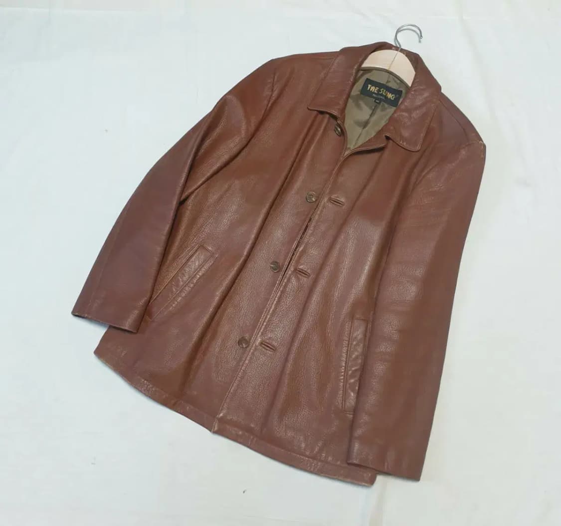 빈티지 브라운 사슴가죽 자켓 상품이미지1