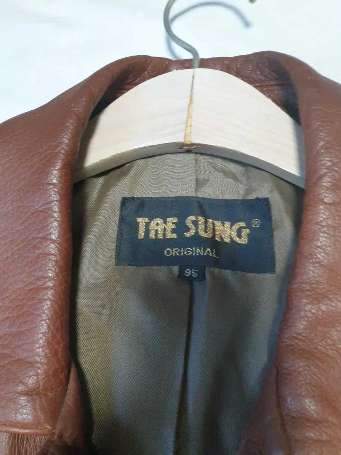 빈티지 브라운 사슴가죽 자켓 상품이미지2