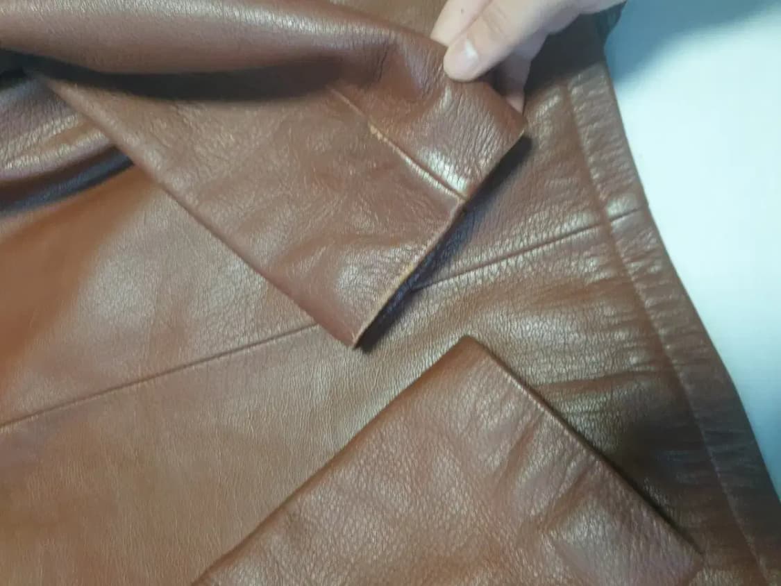 빈티지 브라운 사슴가죽 자켓 상품이미지4