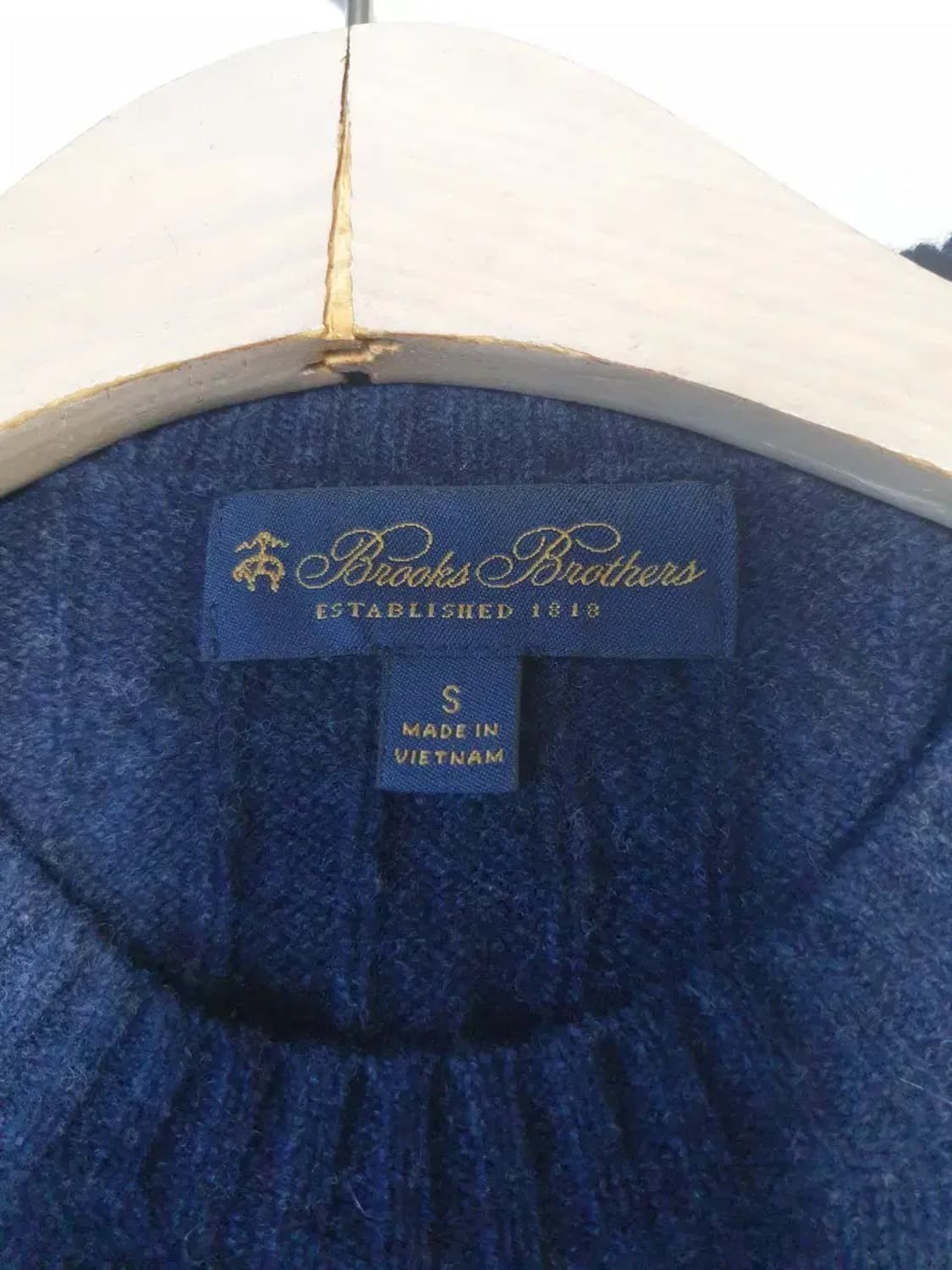 브룩스브라더스 네이비 케이블 니트 상품이미지3