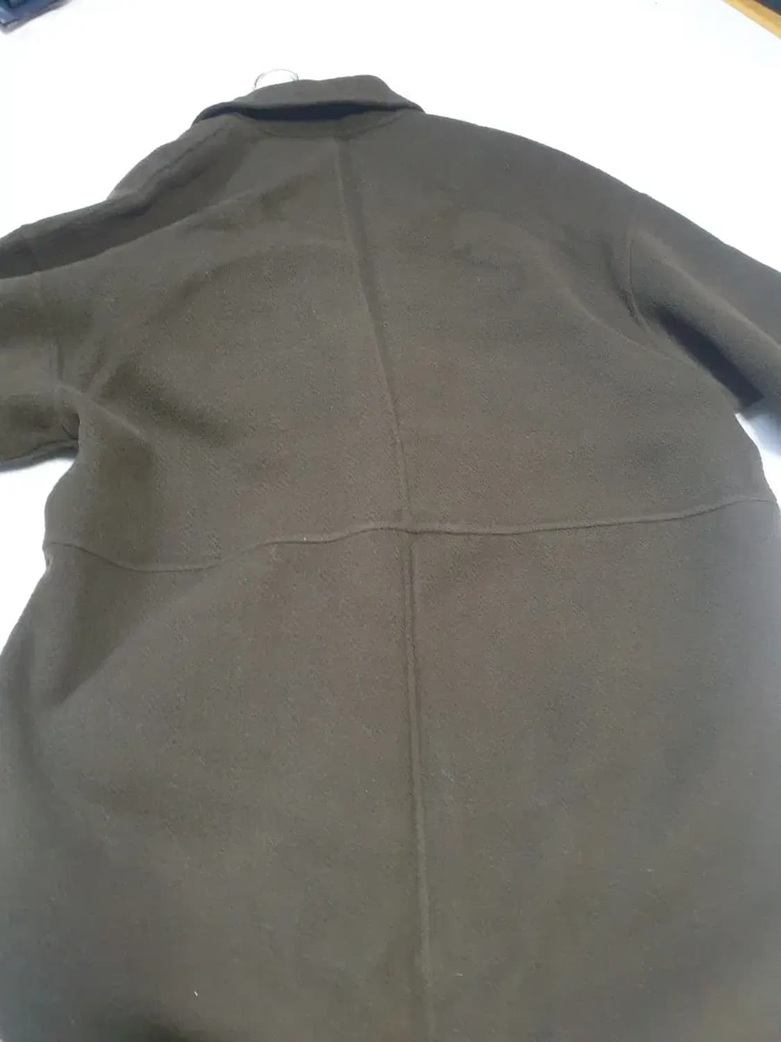 킨더살몬 올리브카키 울 코트 상품이미지3