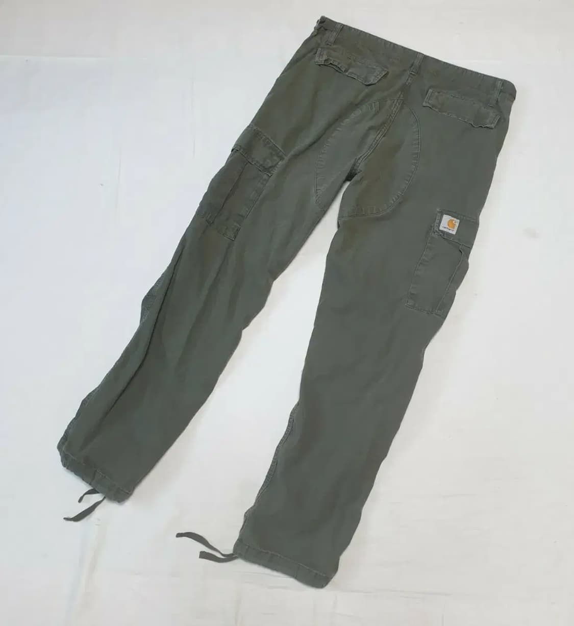 칼하트 카키 에비에이션 카고 팬츠 상품이미지1