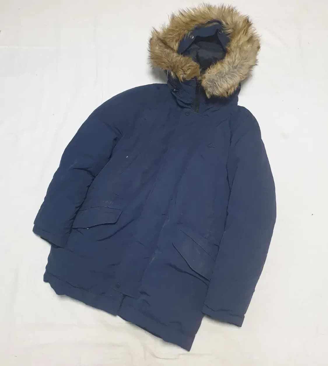 라코스테 네이비 스노클 다운 파카 패딩 상품이미지1