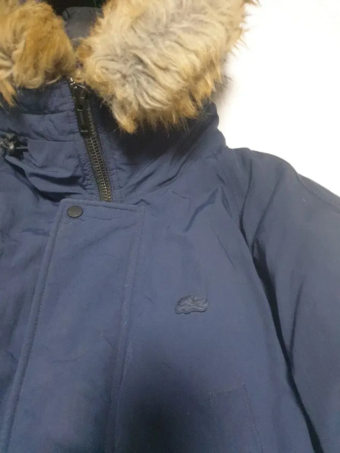 라코스테 네이비 스노클 다운 파카 패딩 상품이미지2