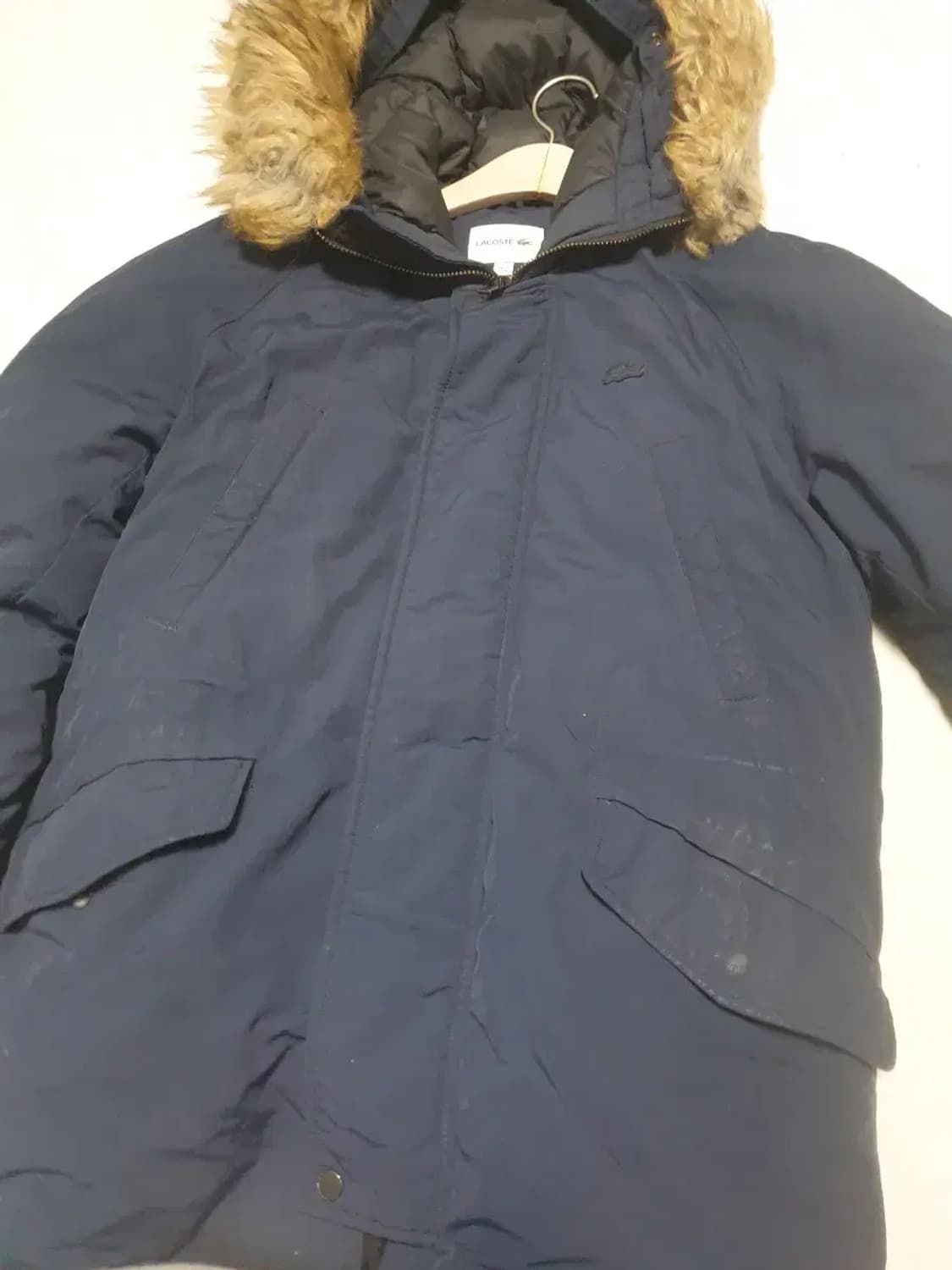 라코스테 네이비 스노클 다운 파카 패딩 상품이미지3