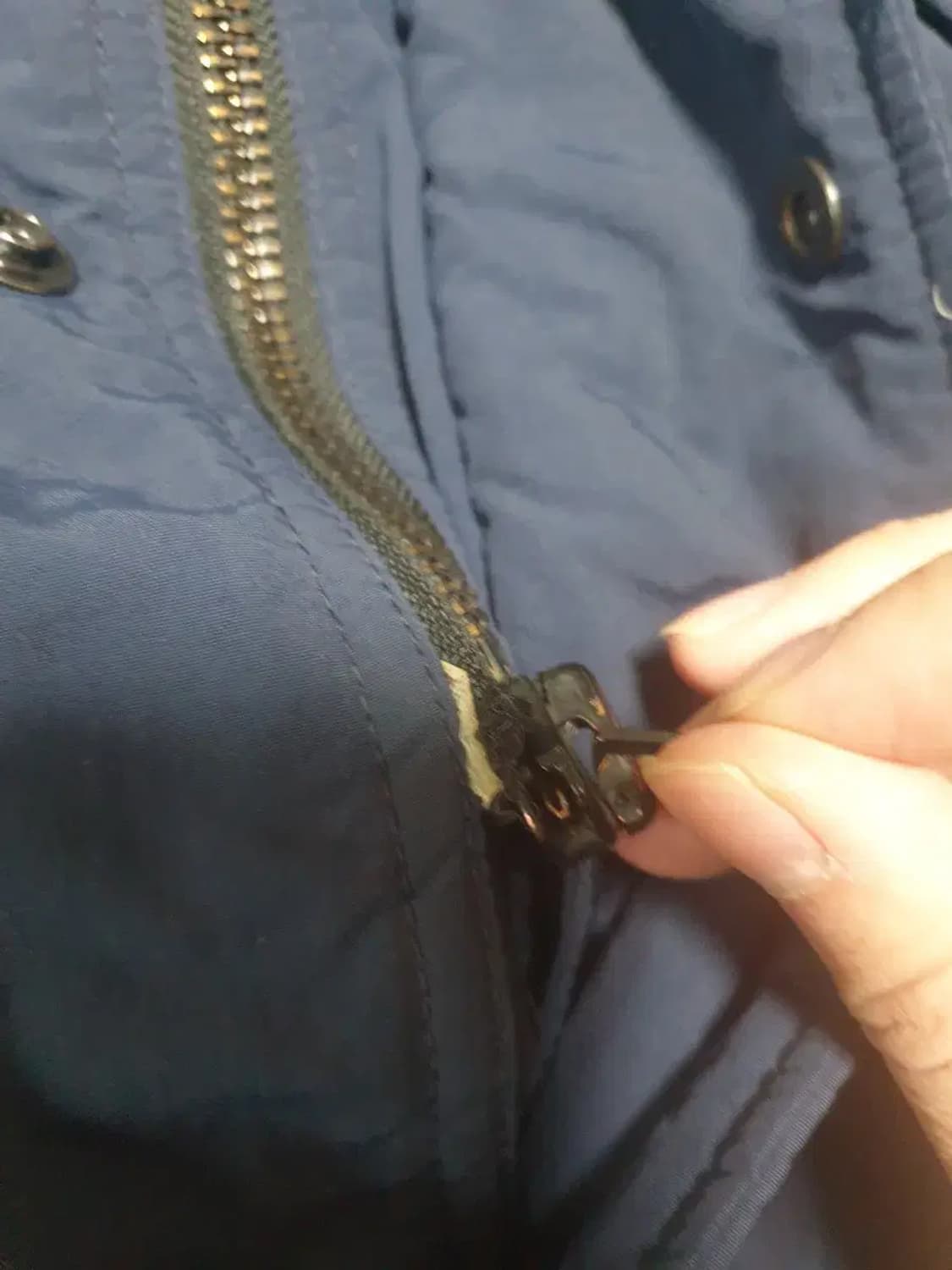 라코스테 네이비 스노클 다운 파카 패딩 상품이미지4