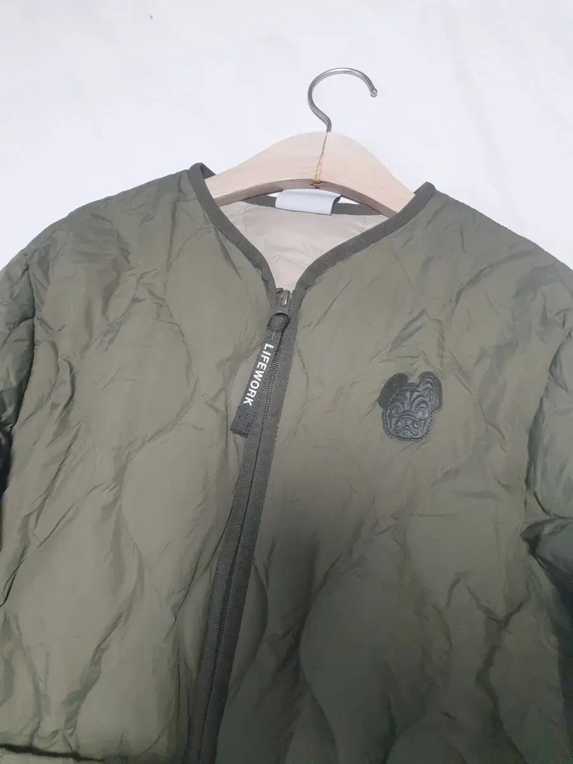 라이크워크 웨이브 퀄팅 다운 자켓 여성 상품이미지2