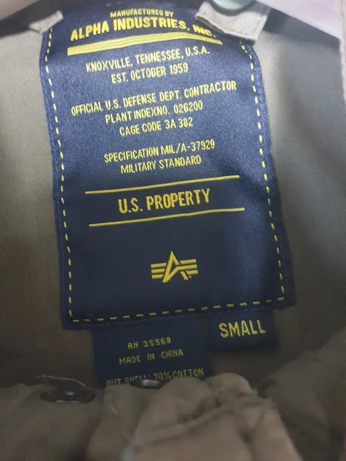 알파인더스트리 M65 야상 개파카 상품이미지4