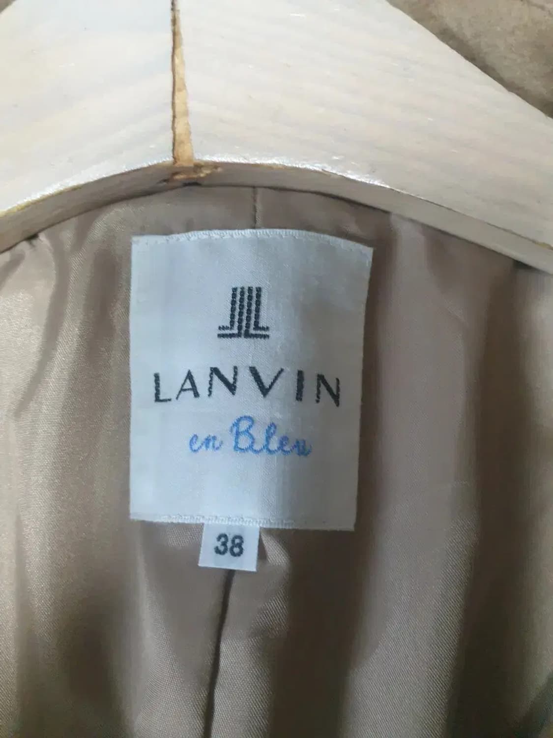 랑방 베이지 케이프 숄카라 코트 상품이미지3